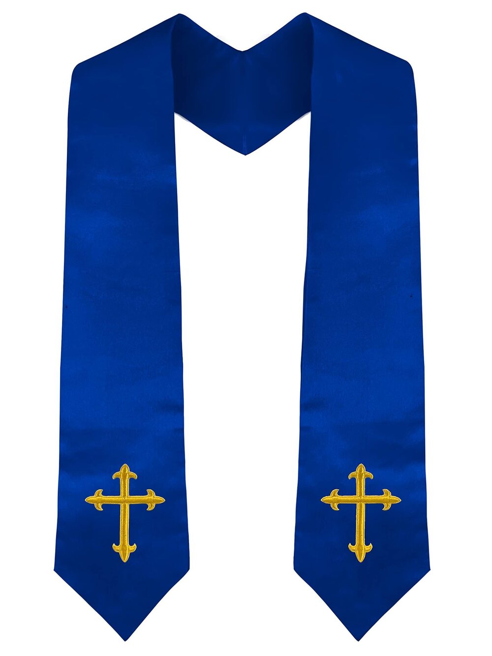 1996 Choir Stole with Cross Embroidery for Church Pastor Costume Clergy